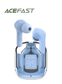 Acefast Crystal Earbuds AT6 Ice BlueOS-59