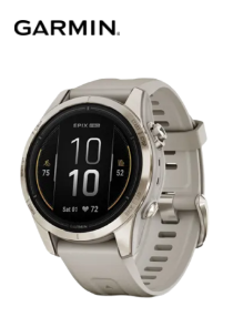 Garmin Epix Pro (Gen 2) Sapphire Edition 42MM Soft Gold With Light Sand Silicone Band010-02802-11