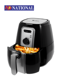 ND National 3.5 Liter Air Fryer 1500 Watts AF-777EMI RET113348